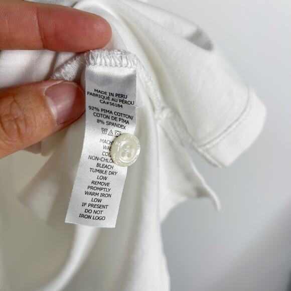 B Draddy Mens Medium M White Short Sleeve Golf Polo Shirt STAINED SA Golf Club - Picture 10 of 12